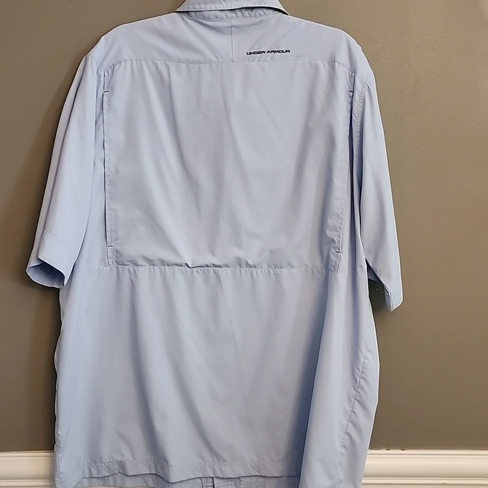 Under Armour Light Blue Short Sleeve Shirt - Picture 4 of 9